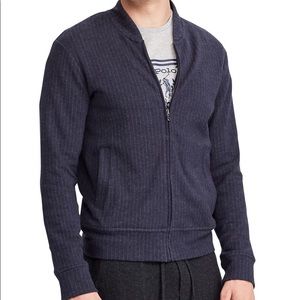 ralph lauren double knit bomber jacket